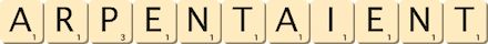 arpentaient