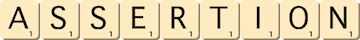 assertion