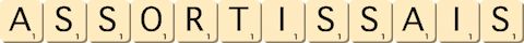 assortissais assortissais