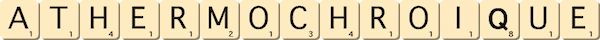 athermochroique
