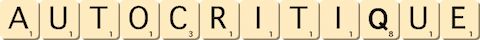 autocritique autocritique