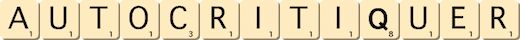autocritiquer autocritiquer