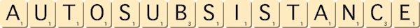 autosubsistance autosubsistance