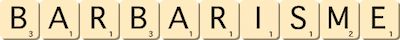 barbarisme barbarisme