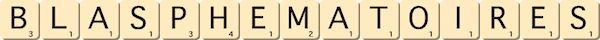 blasphematoires blasphematoires