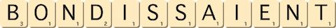 bondissaient