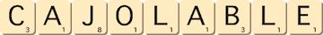 cajolable
