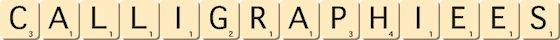 calligraphiees calligraphiees