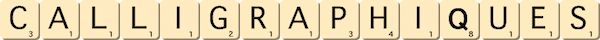 calligraphiques