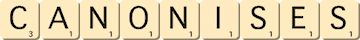 canonises canonises
