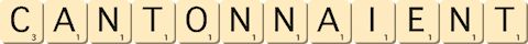 cantonnaient cantonnaient
