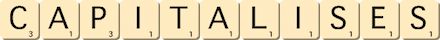 capitalises capitalises