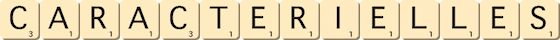 caracterielles caracterielles