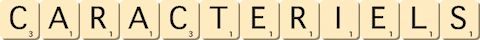caracteriels caracteriels