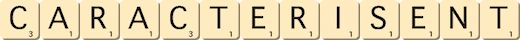 caracterisent caracterisent