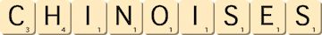 chinoises chinoises