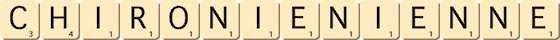 chironien--ienne