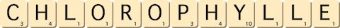 chlorophylle chlorophylle