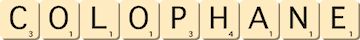 colophane