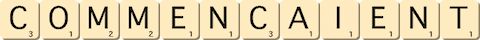 commencaient commencaient