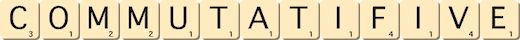 commutatif--ive