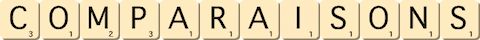comparaisons comparaisons