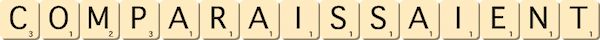 comparaissaient comparaissaient