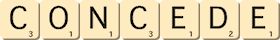 concede concede