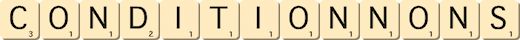 conditionnons conditionnons