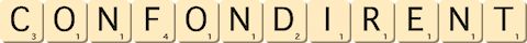 confondirent confondirent