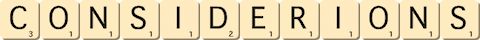 considerions considerions