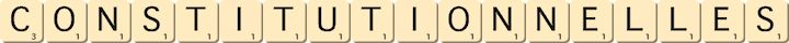 constitutionnelles constitutionnelles