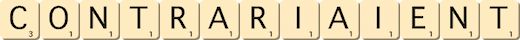 contrariaient contrariaient