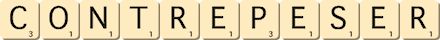 contre-peser