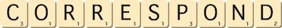 correspond