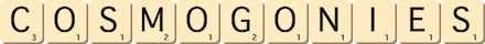 cosmogonies cosmogonies