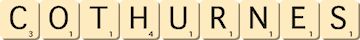 cothurnes