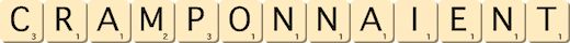 cramponnaient