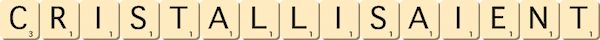 cristallisaient cristallisaient