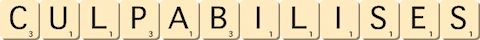 culpabilises culpabilises