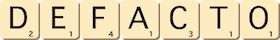 de-facto de-facto