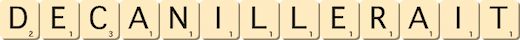decanillerait
