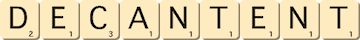 decantent