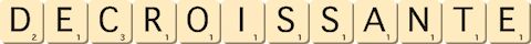 decroissante decroissante