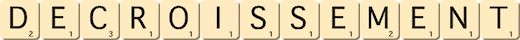 decroissement