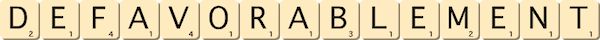 defavorablement defavorablement