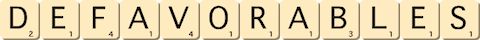 defavorables defavorables