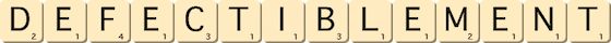 defectiblement