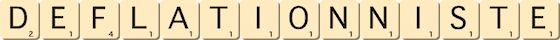 deflationniste deflationniste