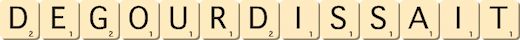 degourdissait